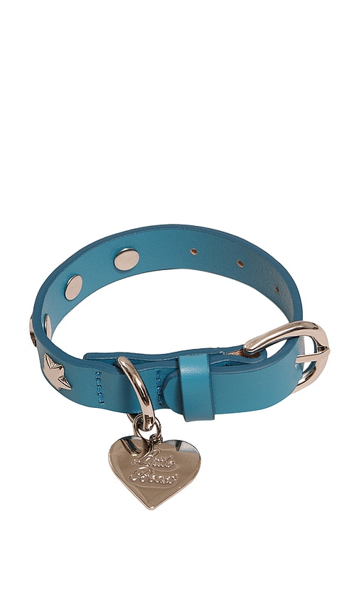 Shop Little Beast Cowboy Collar In Aqua Blue