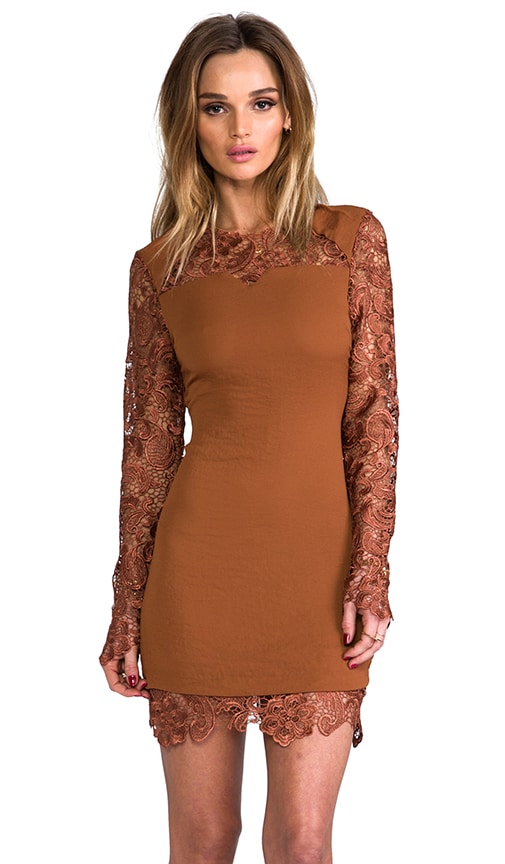 Lace Long Sleeve Dress