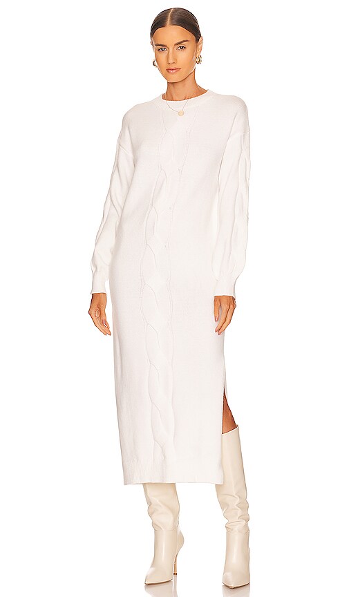 DOT DANCE SWEATER KNIT MIDI DRESS main image 1