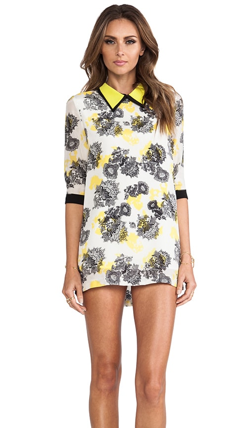 Two Tone Collar Dress