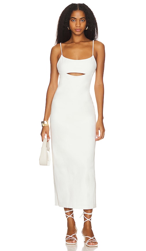 Line & Dot Women's Flor Cut-out Maxi Dress In Off White