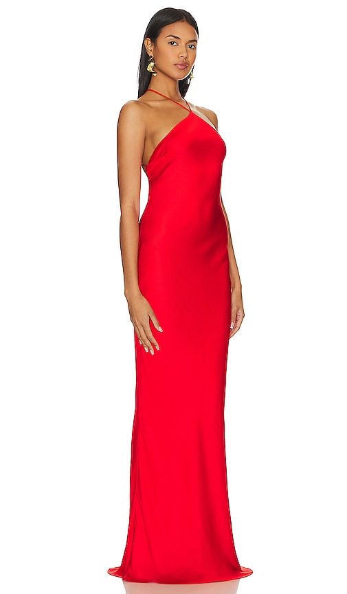 Shop Line & Dot Kira Maxi Dress In Red