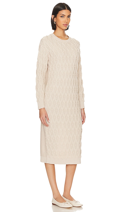 Shop Line & Dot Ruby Sweater Dress In Ivory