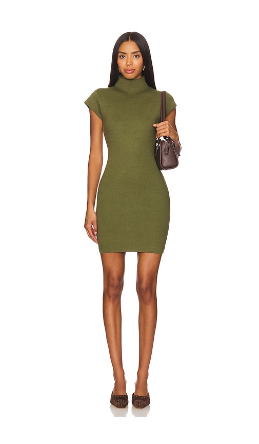 Shop Line & Dot Rumi Mini Dress In Olive