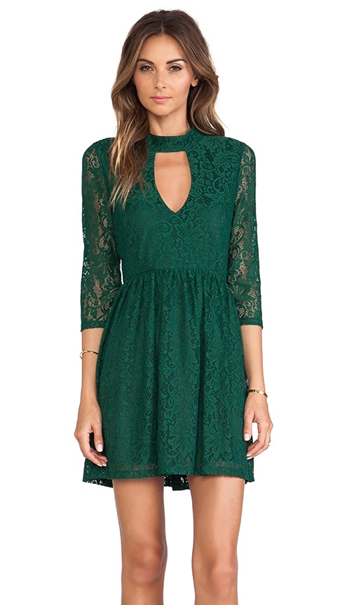 Moore Keyhole Lace Dress