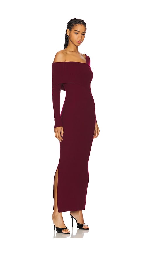  Line & Dot Maxikleid Sylvie In Burgundy. Größe S. Also In Xs. 