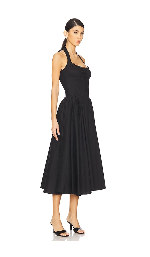 LINE & DOT ABBOTT HALTER MIDI DRESS