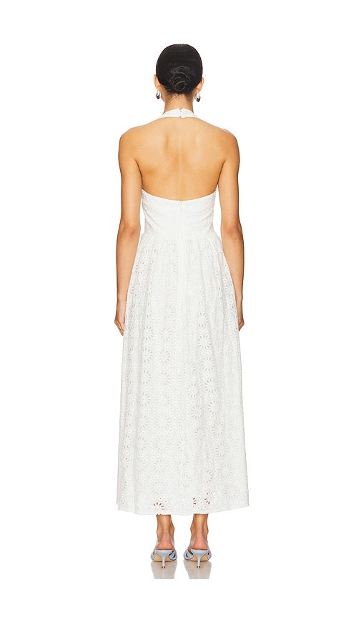  Line & Dot Kleid Anka In White. Größe S. Also In Xs, M, L. 