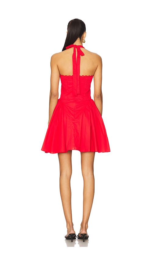  Line & Dot Anessa Mini Dress In Red. Size S. Also In Xs. 
