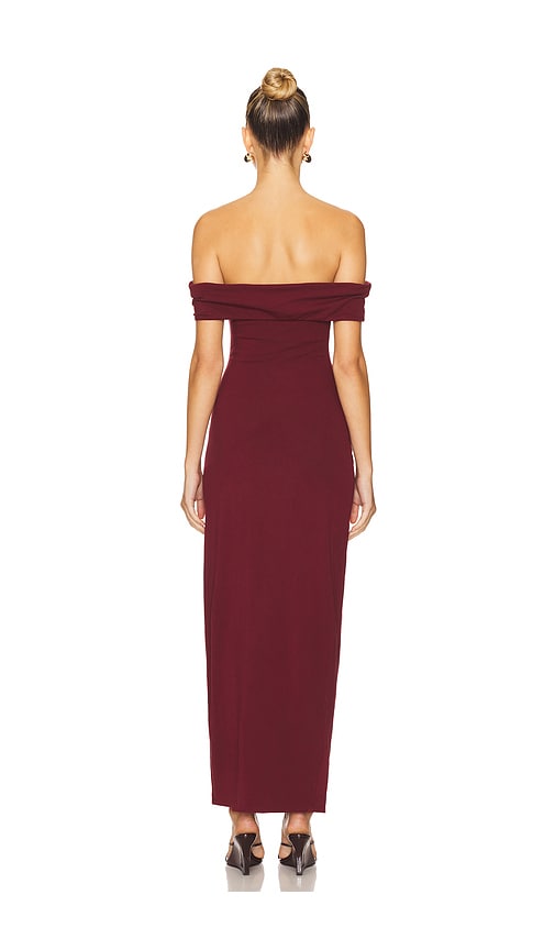  Line & Dot Strickkleid Mazzy In Burgundy. Größe S. Also In Xs, M, L. 