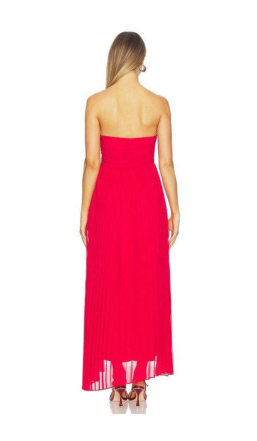  Line & Dot Carolyn Maxi Dress In Red. Size S. Also In Xs, M. 