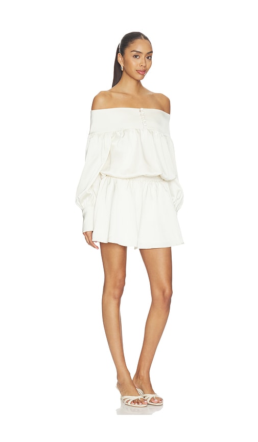  Line & Dot Nicolo Mini Dress In Cream. Size S. Also In Xs. 