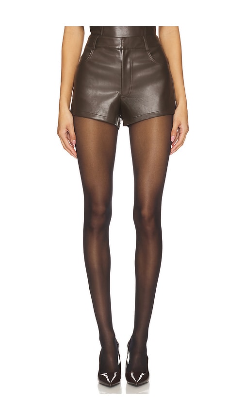 Line & Dot Wallace Short in Mocha Brown