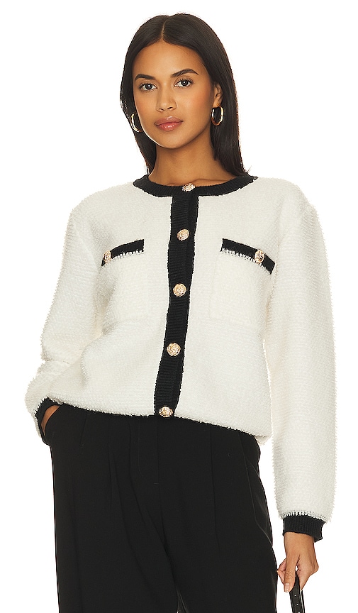 Line & Dot Bon Sweater In White