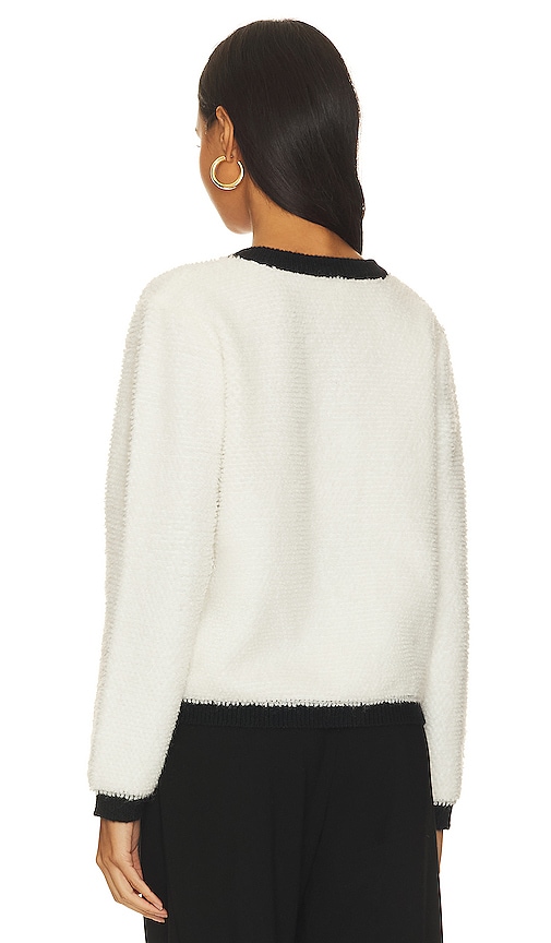  Line & Dot Bon Sweater In White. Size L. Also In Xl. 