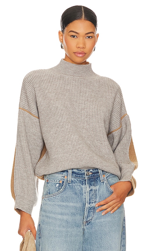 Line & Dot Katy Sweater In Grey