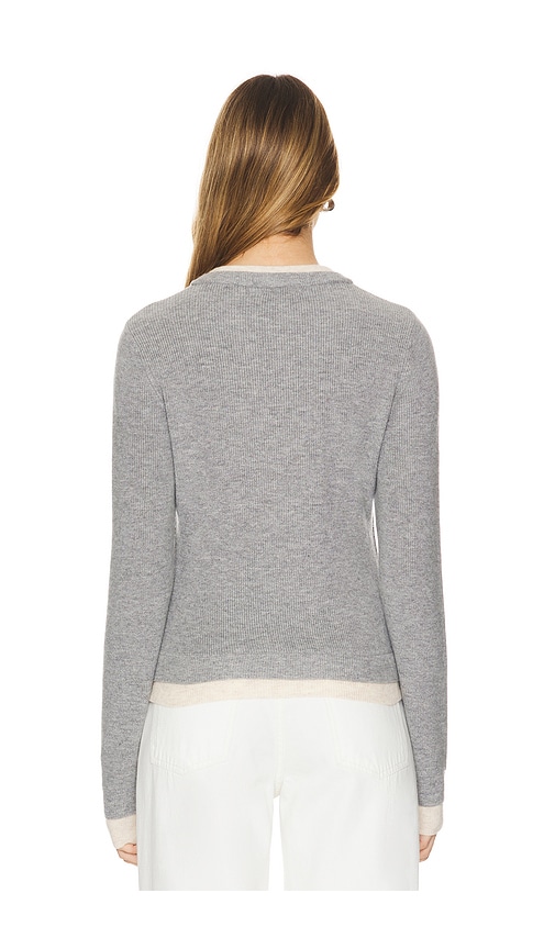  Line & Dot Doppellagiger Cardigan Hutch In Grey. Größe S. Also In Xs, M, L, Xl. 