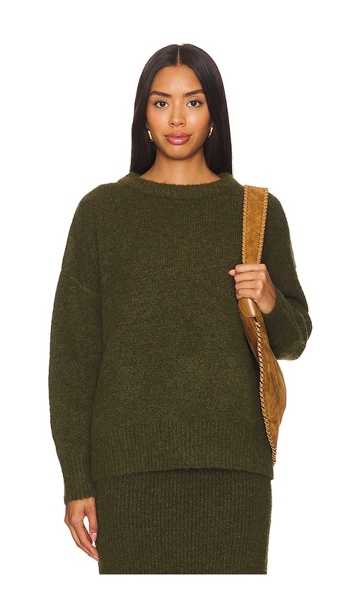 Shop Line & Dot Hart Sweater In Olive