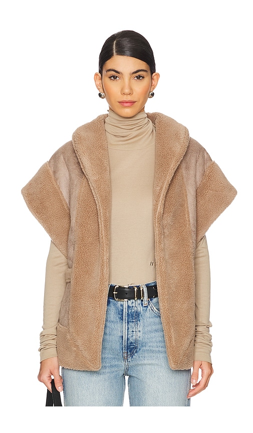 Line & Dot Ace Vest In Tan