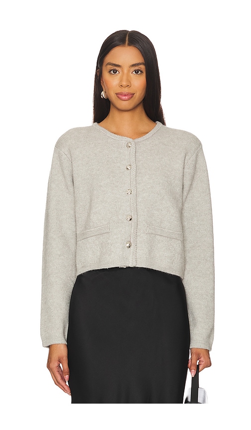 Shop Line & Dot Ben Cardigan In Grey