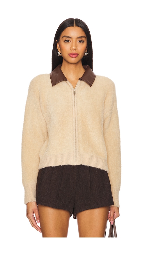 Line & Dot Monica Sweater In Latte