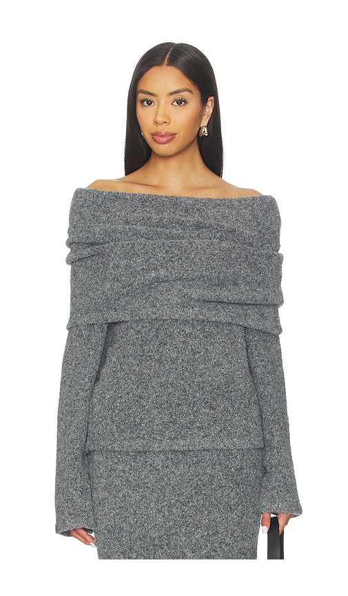 Line & Dot Sonora Sweater In Gray