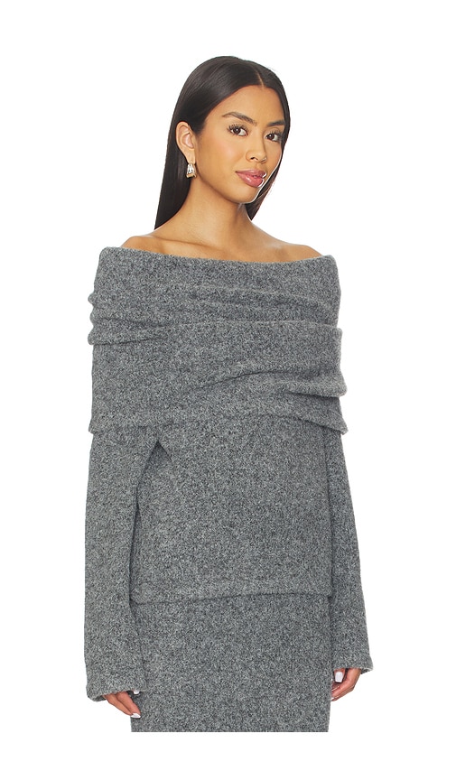 Line & Dot Sonora Sweater In Gray