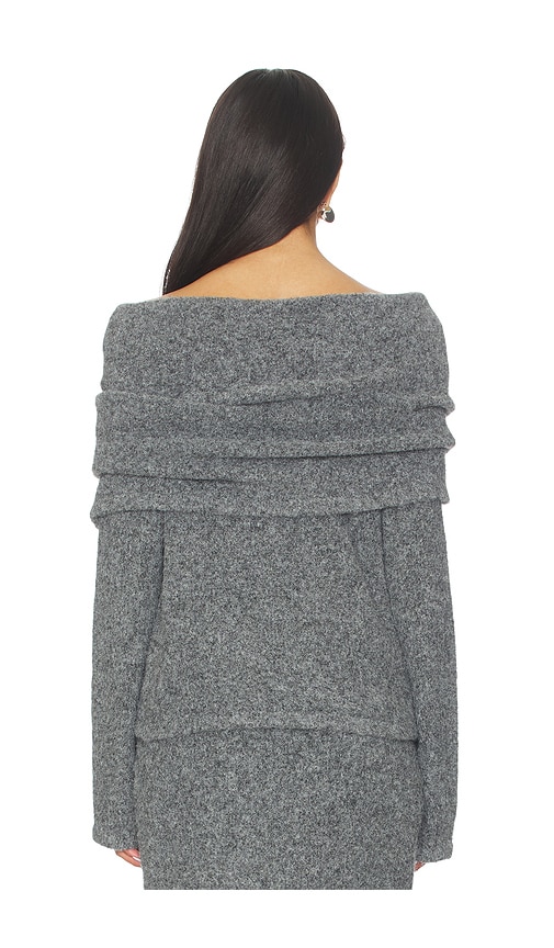  Line & Dot Sonora Sweater In Charcoal. Size S. Also In Xs, M, L. 