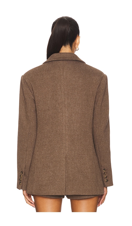  Line & Dot Blazer Belmont In Brown. Größe S. Also In Xs, M, L. 