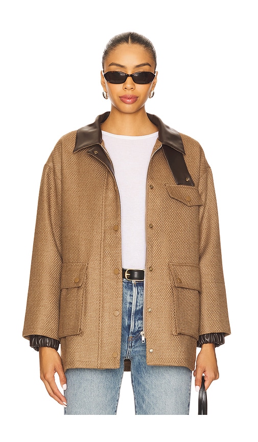 Line & Dot Bourbon Jacket in Brown | REVOLVE