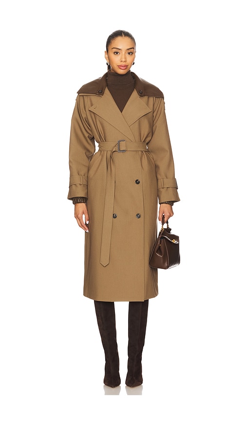 Line & Dot Linden Trench Coat in Khaki | REVOLVE