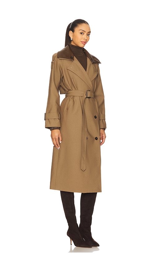  Line & Dot Trenchcoat Linden In Tan. Größe S. Also In Xs, M, L. 
