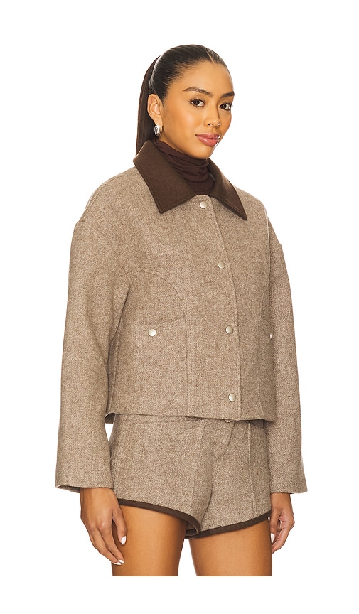  Line & Dot Ingrid Jacket In Brown. Size Xs. Also In M, L, Xl. 