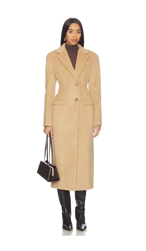 Line & Dot Mellow Coat In Neutral