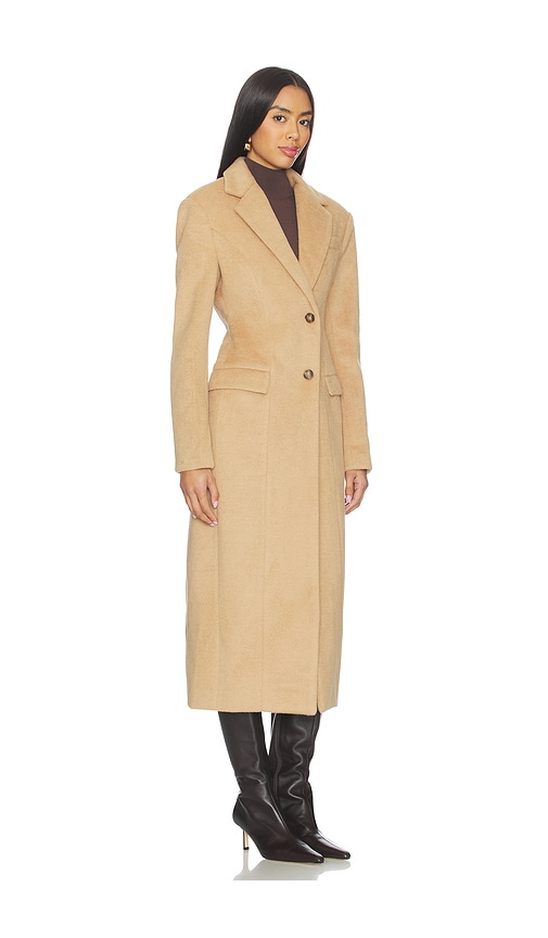 Line & Dot Mellow Coat In Neutral