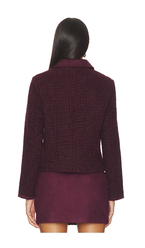  Line & Dot Jacke Charli In Burgundy. Größe S. Also In Xs, M, L. 