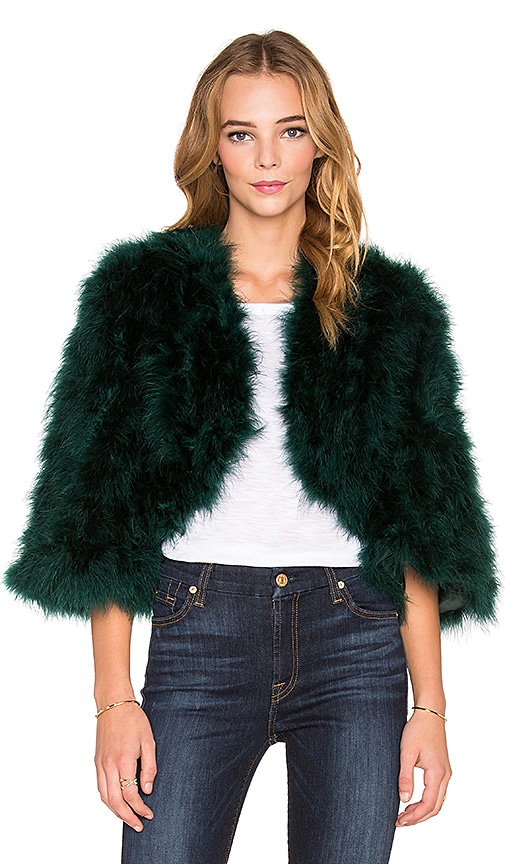 Boheme Marabou Feather Jacket