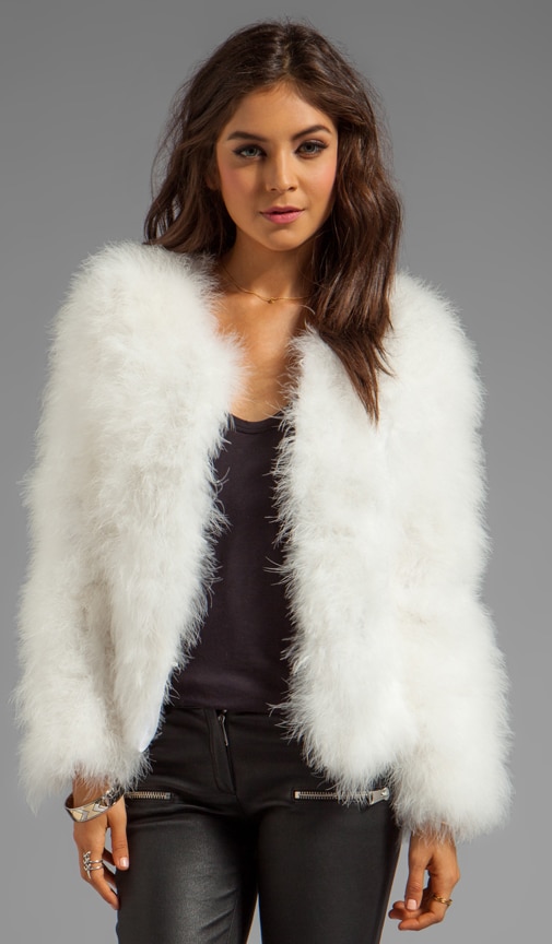 Marabou Faux Fur Jacket