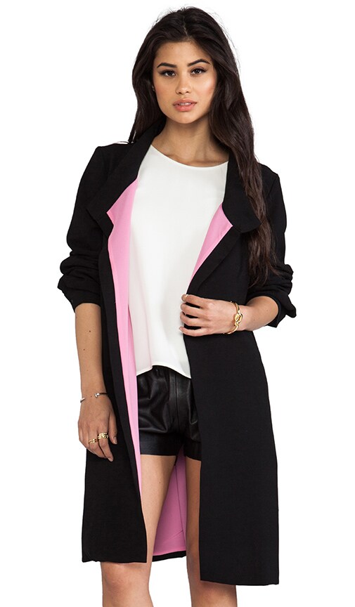 Draped Tailored Coat