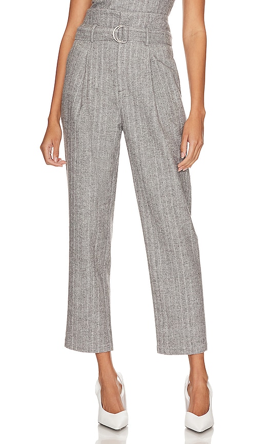 Line & Dot Paola Trousers In Grey
