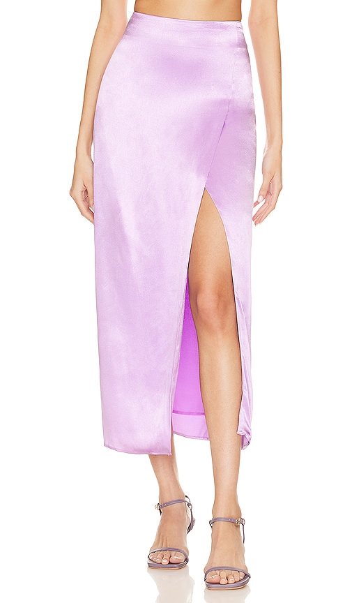 Line & Dot Adelyn Skirt In Lavender