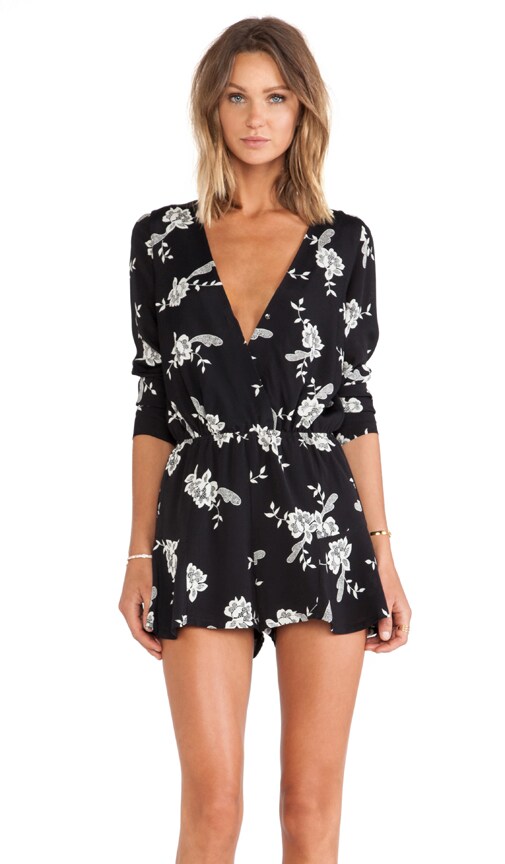 Line & Dot Blossom Romper In Lace De Flora in Lace De Flora | REVOLVE