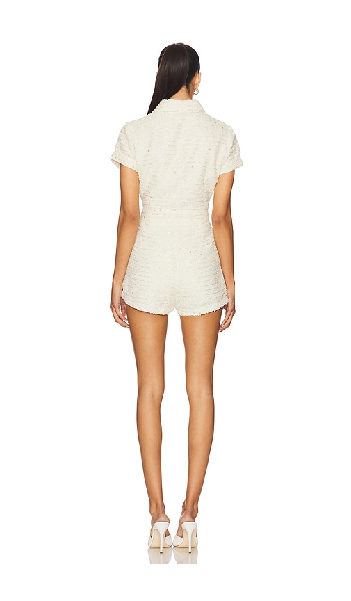  Line & Dot Selani Romper In Cream. Size M. Also In L, Xl. 