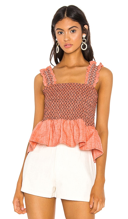 Zoe Smocked Top