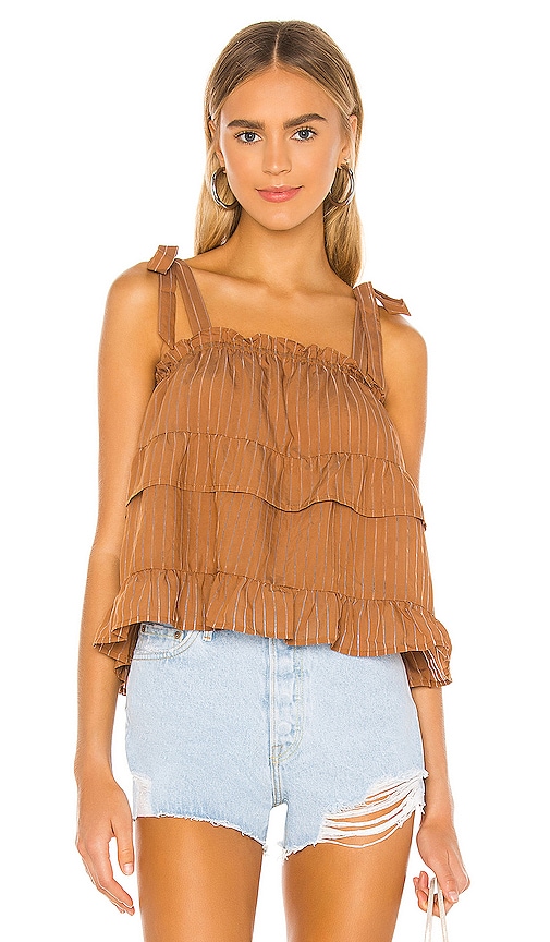 Line & Dot Marcella Tank in Brown | REVOLVE