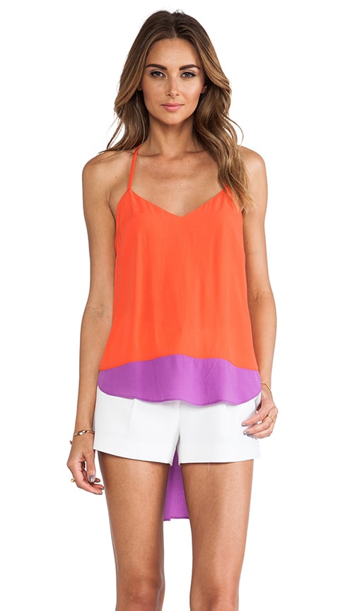 T Back High Low Top