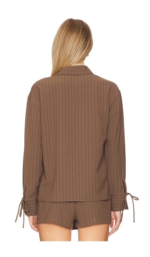  Line & Dot Koa Shirt In Brown. Size S. Also In M. 