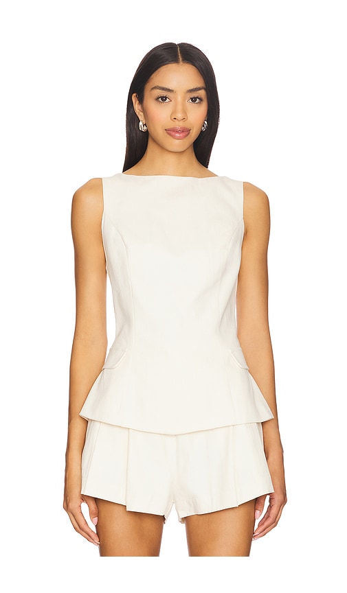 Veni Top in Cream. - size L (also in M, S, XL, XS) - Line & Dot - Modalova