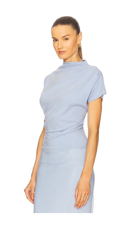  Line & Dot Oberteil Walker In Baby Blue. Größe S. Also In Xs, M, L. 