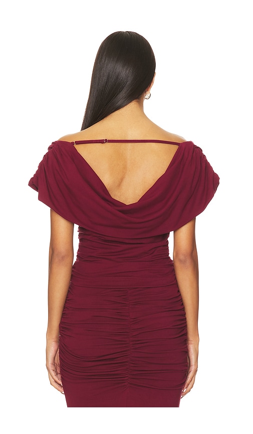  Line & Dot Strick-top Mazzy In Burgundy. Größe S. Also In Xs, L. 